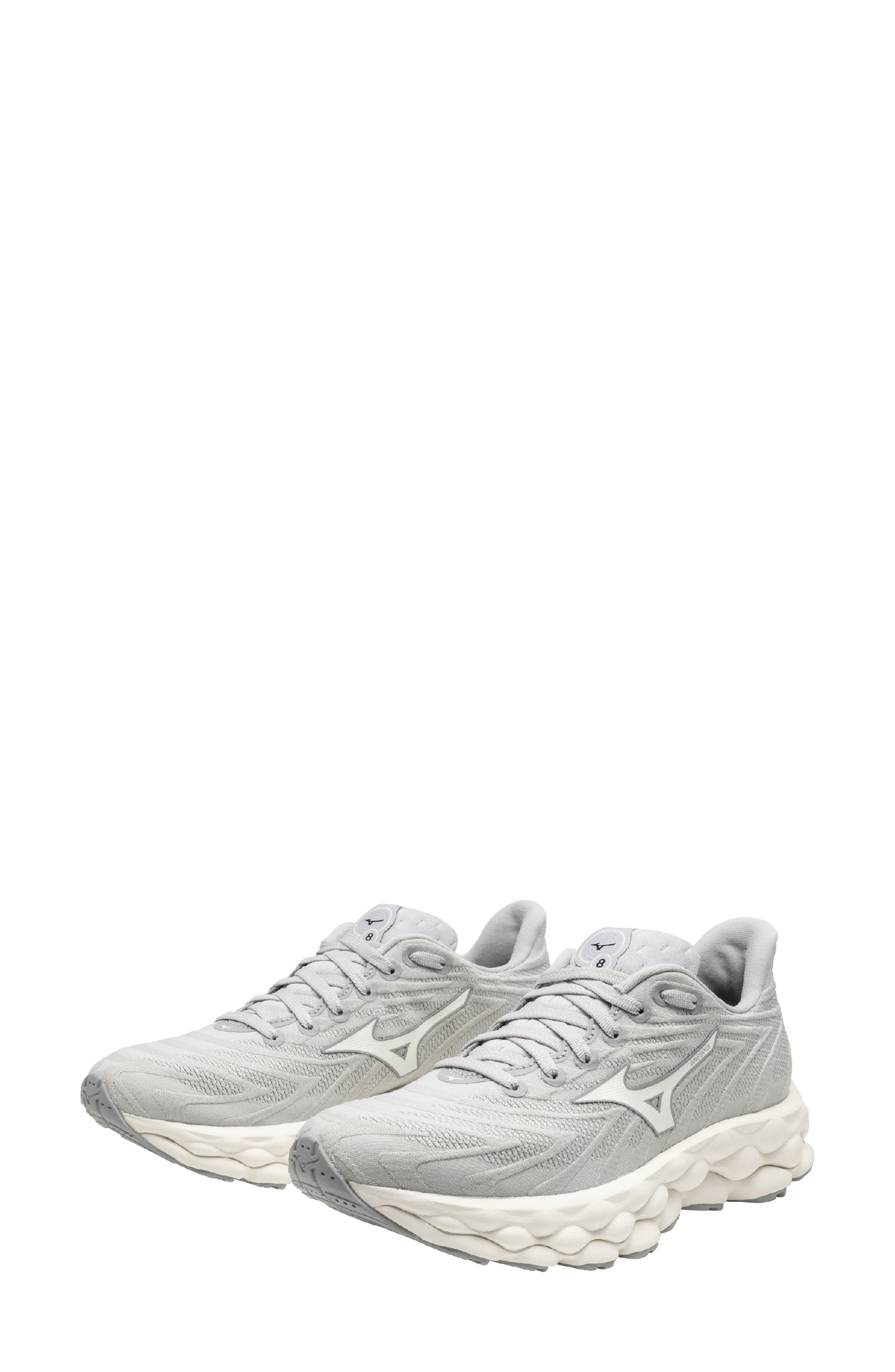 Wave Sky 8 Running Shoe, Alternate, color, GREY