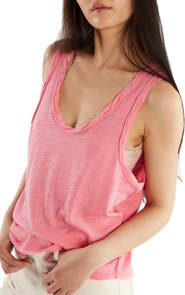 Free People Easy Ruffle Tank