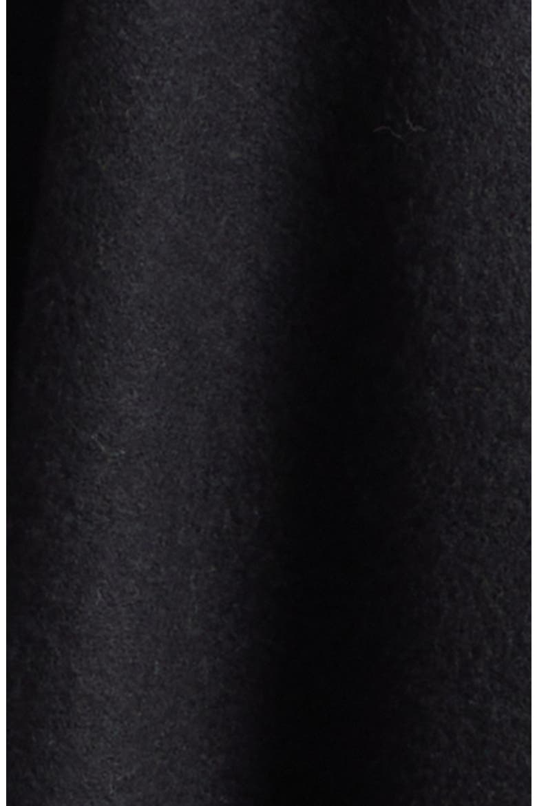 Reversible Wool Cape, Alternate, color, BLACK