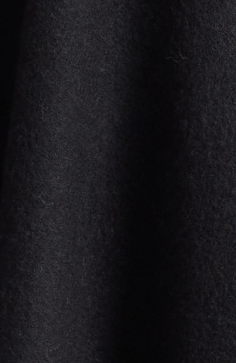 Burberry Reversible Wool Cape, Alternate, color, Black