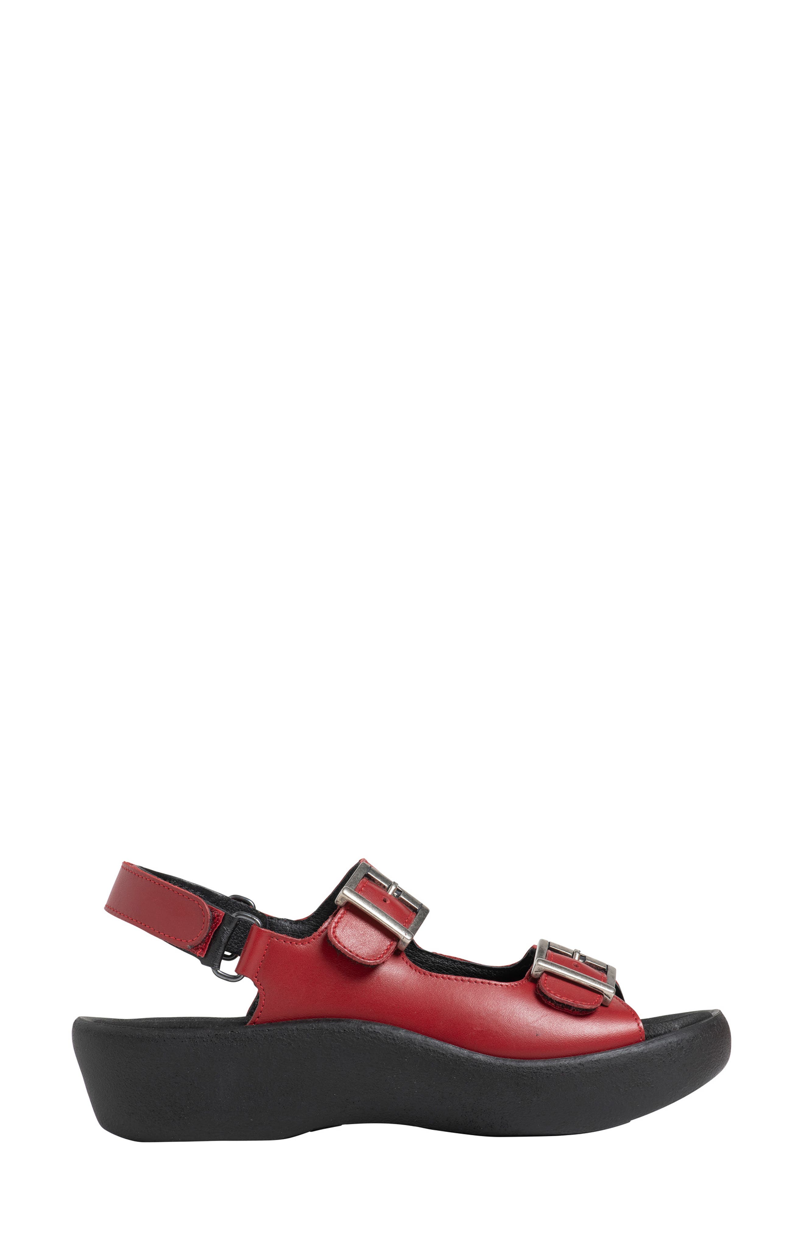 Fortune Platform Slingback Sandal, Alternate, color, RED