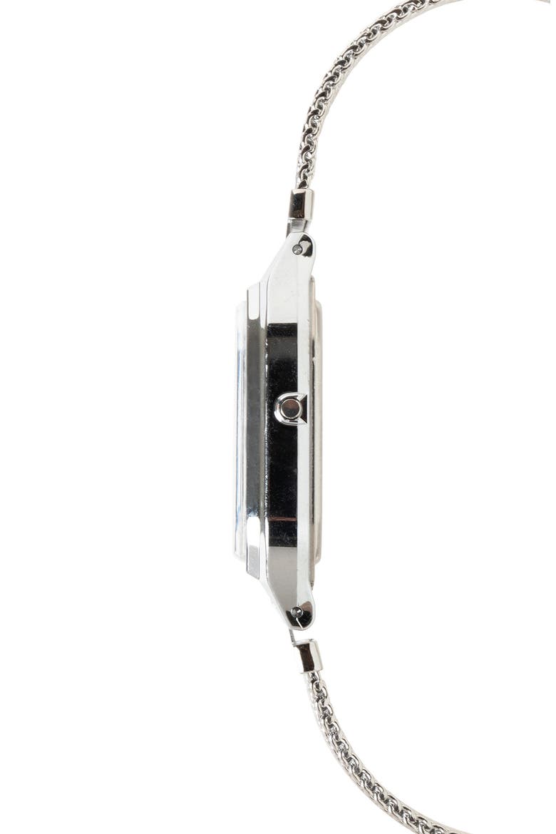 Vintage Analog/Digital Bracelet Watch, 38.8mm × 29.8mm, Alternate, color, SILVER