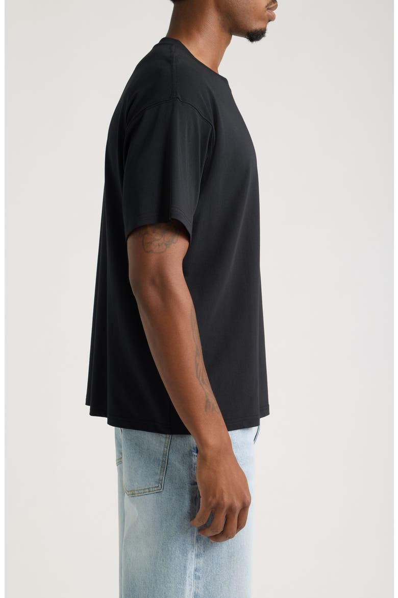 Base Cotton T-Shirt, Alternate, color, BLACK