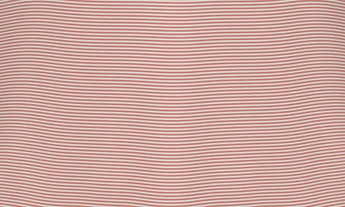 Jack Nicklaus Stripe Mock Neck Half Zip Pullover In Pink