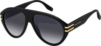 58mm Gradient Pilot Sunglasses