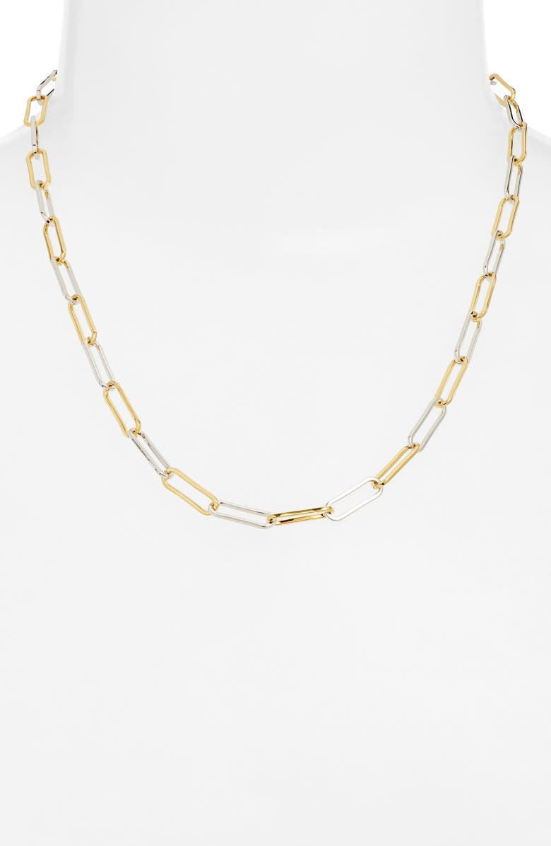 Nordstrom Demi Fine Paper Clip Necklace, Alternate, color,
