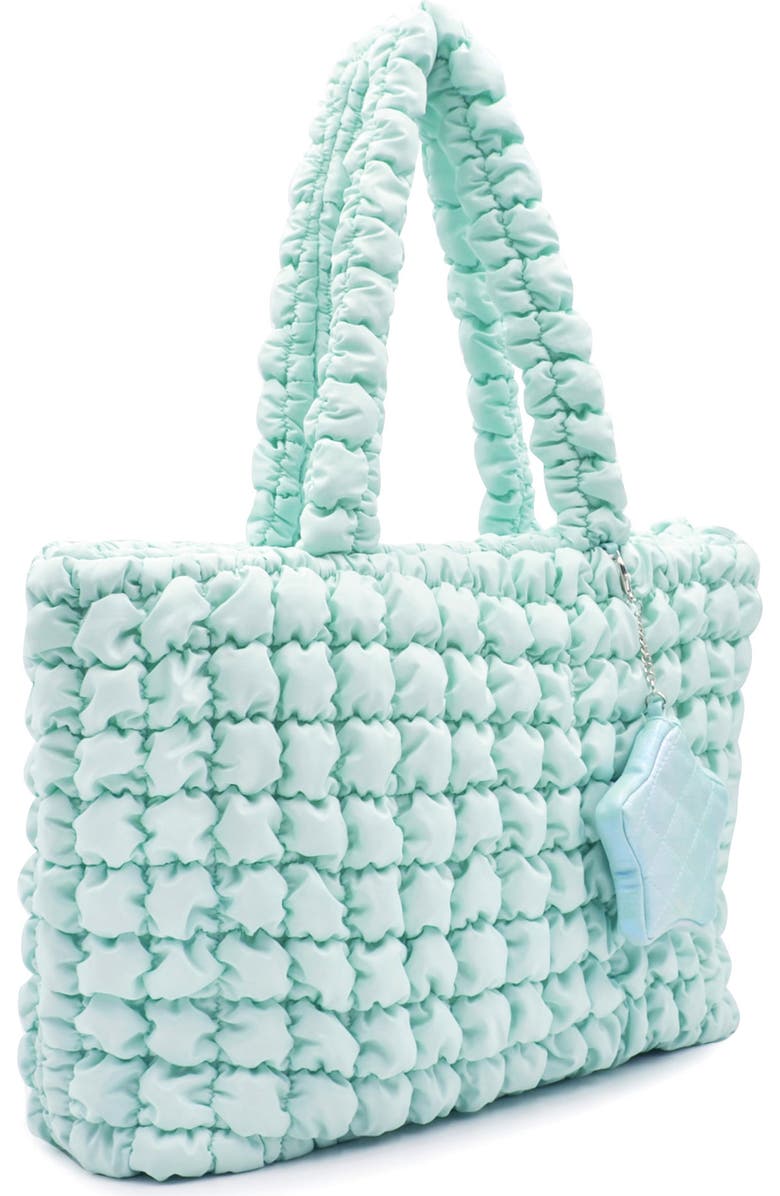 OMG Accessories Kids' Scrunch Tote, Alternate, color, Light Aqua