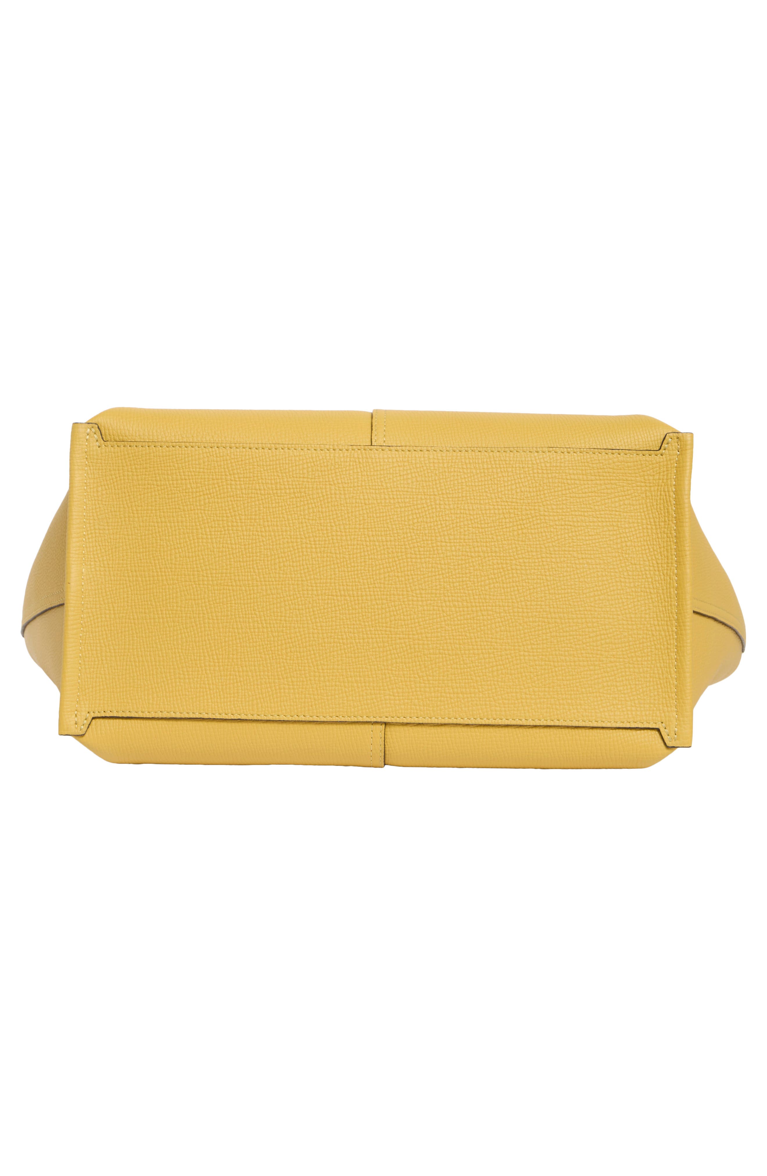 Longchamp Mailbox Large Leather Tote Bag, Alternate, color, Yellow