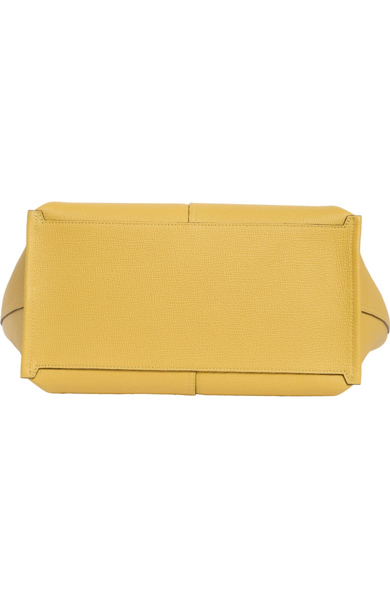 Longchamp Mailbox Large Leather Tote Bag, Alternate, color, Yellow