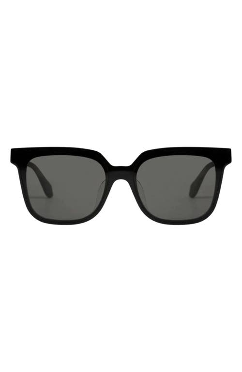 Mohala Eyewear Malia 55mm Low Nose Bridge Wide Width Polarized Square Sunglasses