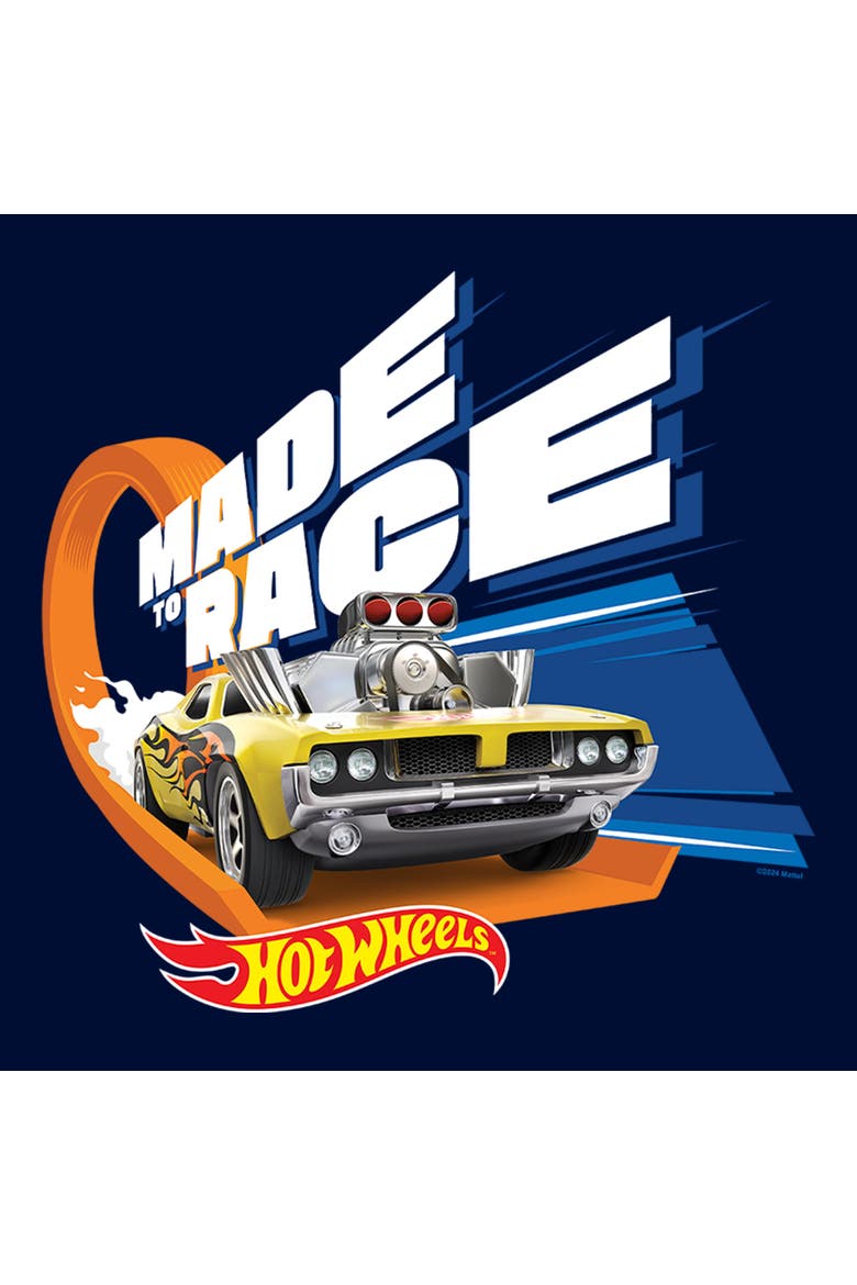 Boy's Hot Wheels Greed Rodger Dodger Made to Race  Graphic T-Shirt, Alternate, color, Navy Blue
