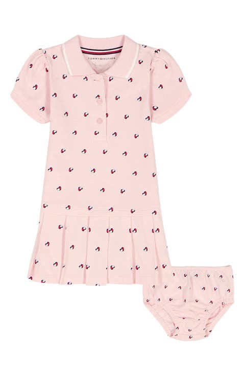 Heart Polo Dress & Bloomers Set (Baby)