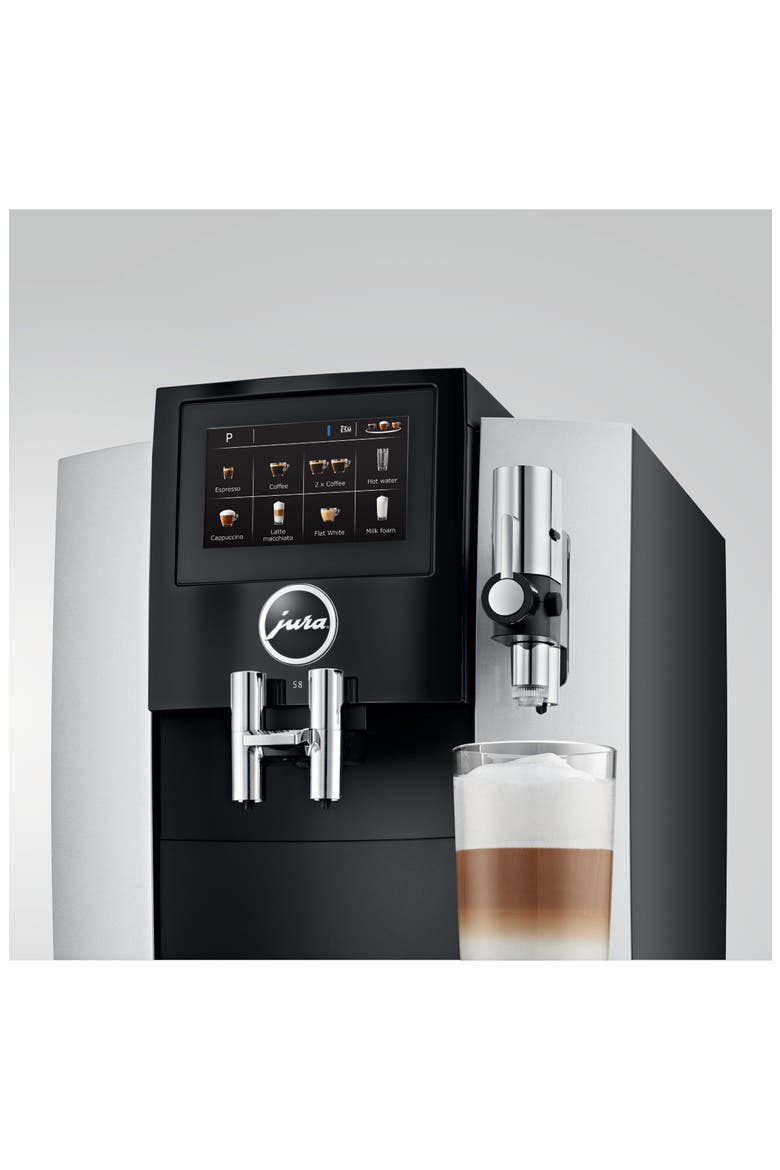 S8 Automatic Coffee Machine, Alternate, color, MOONLIGHT SILVER