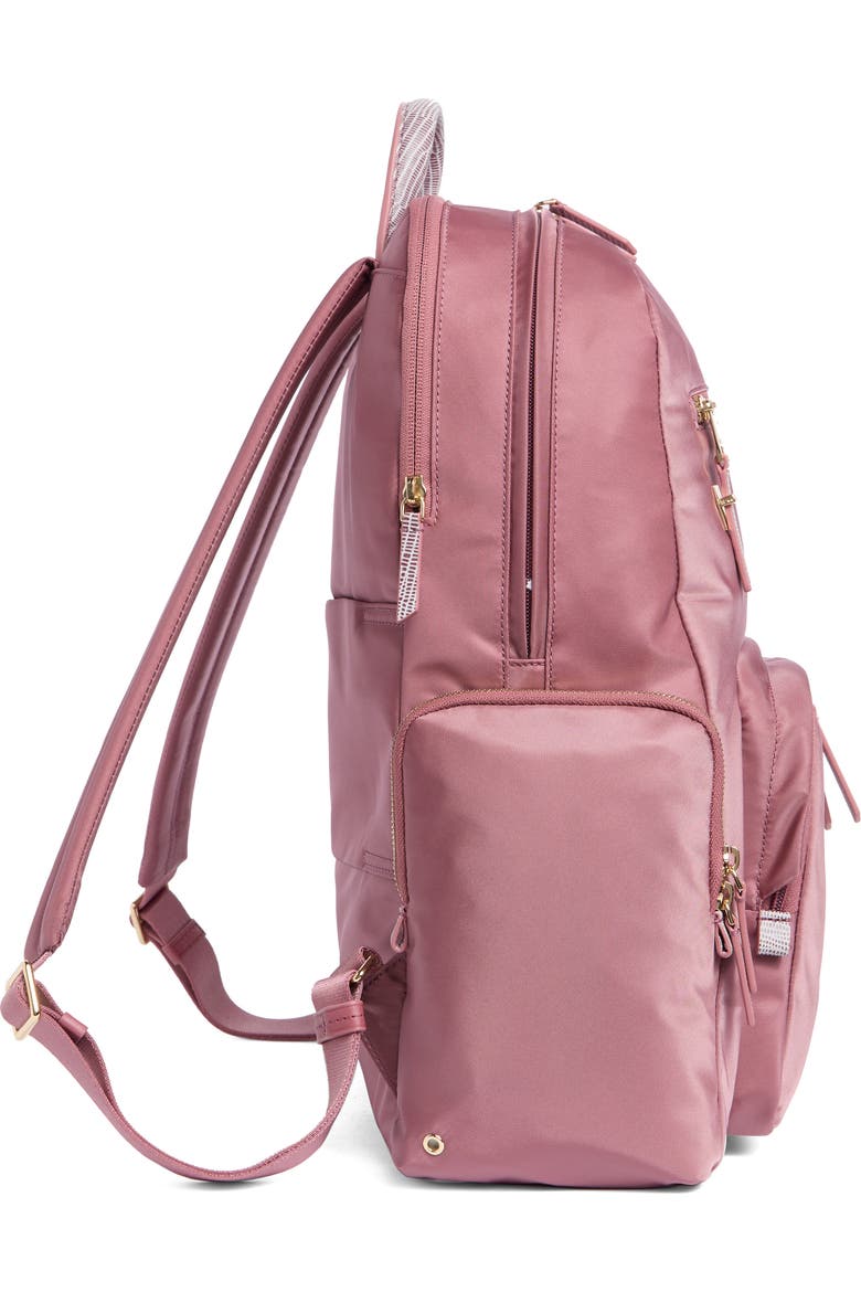 quilted tumi backpack - Voyageur Atlanta - Travel Backpack for Women - For Business, Commute - Holds Up to 17" Laptop - Black The Celina Backpack TUMI Voyageur Celina Backpack Black/Gunmetal