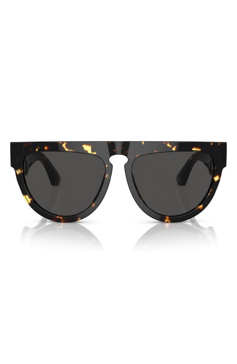 59mm Gradient Polarized Irregular Sunglasses