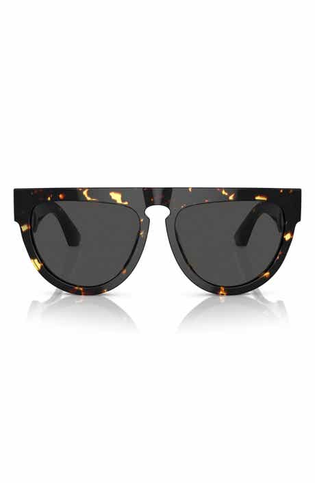 Burberry 59mm Gradient Polarized Irregular Sunglasses