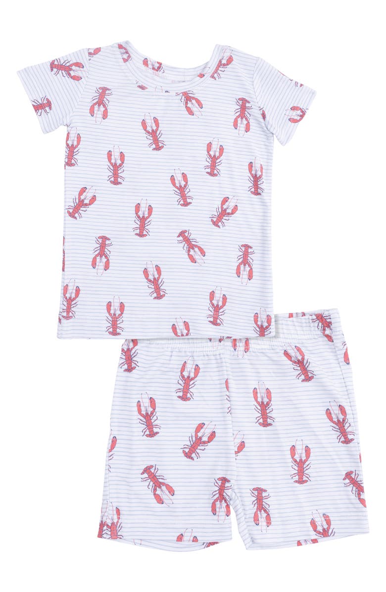 Angel Dear Kids' Lobster Shirt & Shorts Set, Main, color,