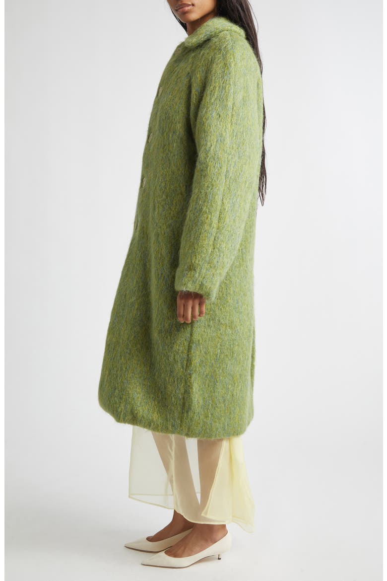 Frederico Wool, Mohair & Alpaca Blend Coat, Alternate, color, APPLE