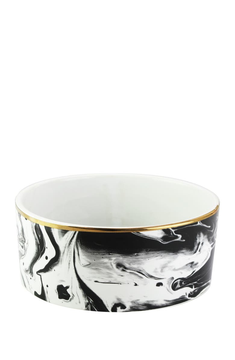 JAY IMPORTS Everyday Pet Bowl - Marble/Gold, Main, color,