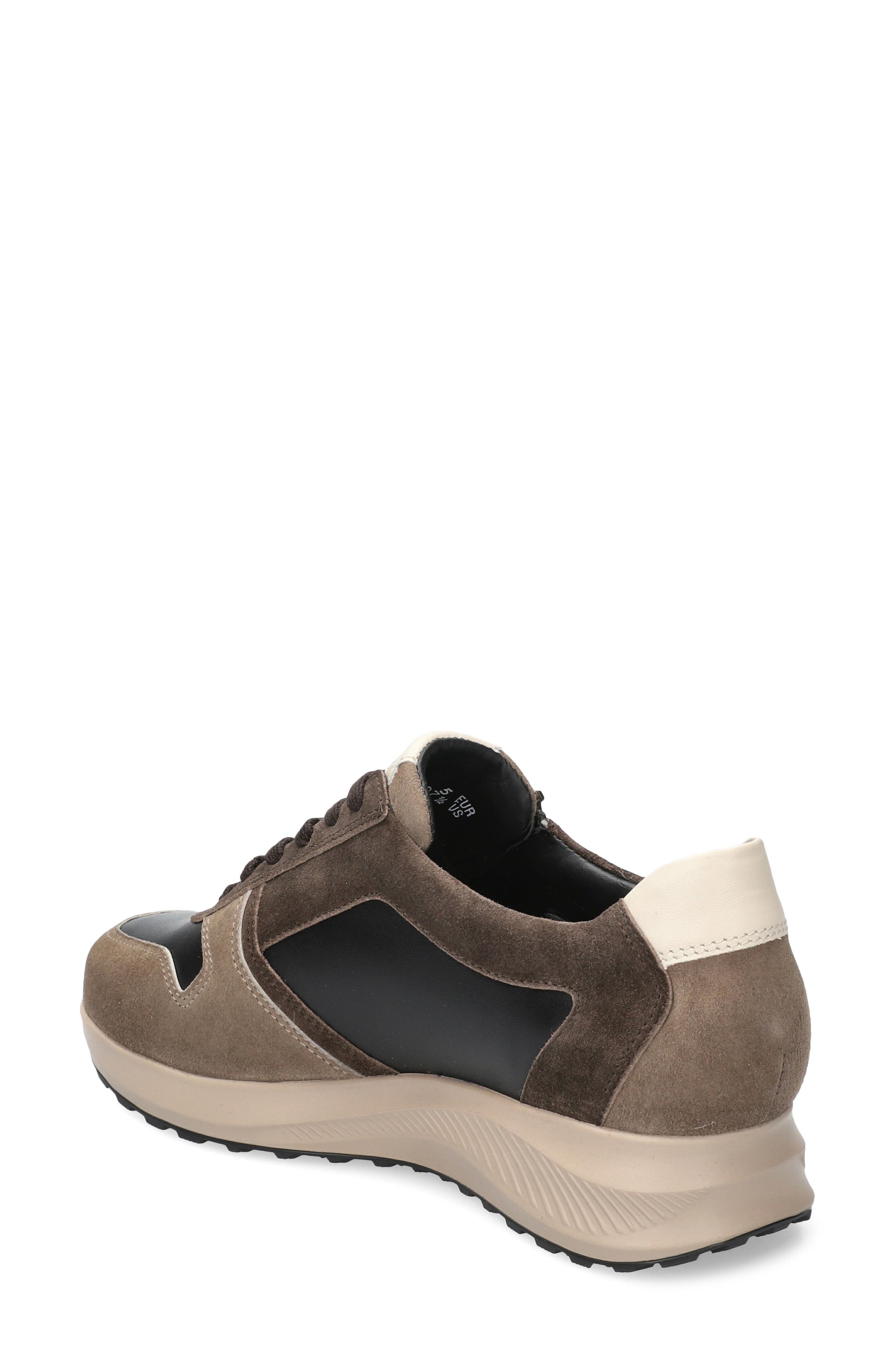Kim Sneaker, Alternate, color, WALNUT