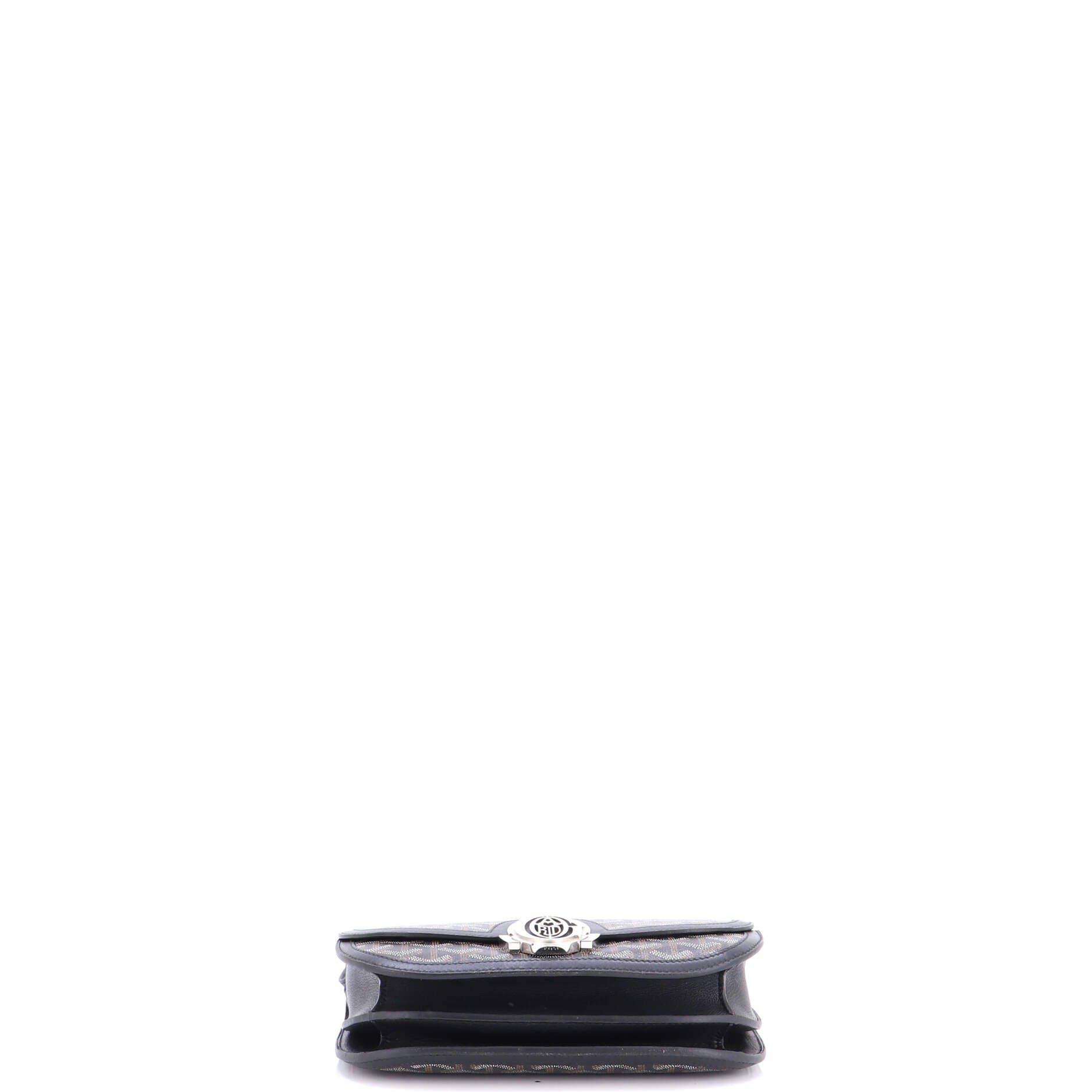 Pre-Owned Goyard 233 Bag Leather, Alternate, color, Black