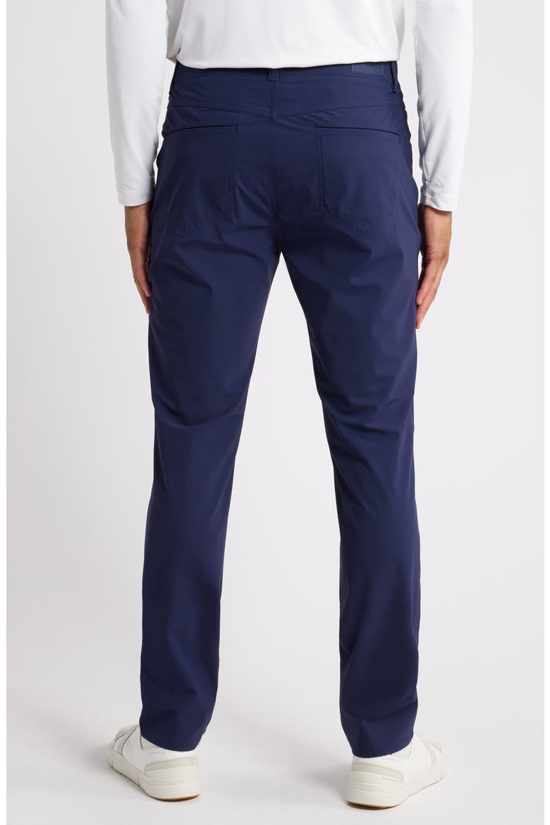 Bingham Tailored Fit Performance Knit Pants, Alternate, color, NAVY