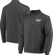 COLOSSEUM Men's Colosseum Charcoal Virginia Tech Hokies Tortugas Logo Quarter-Zip Jacket