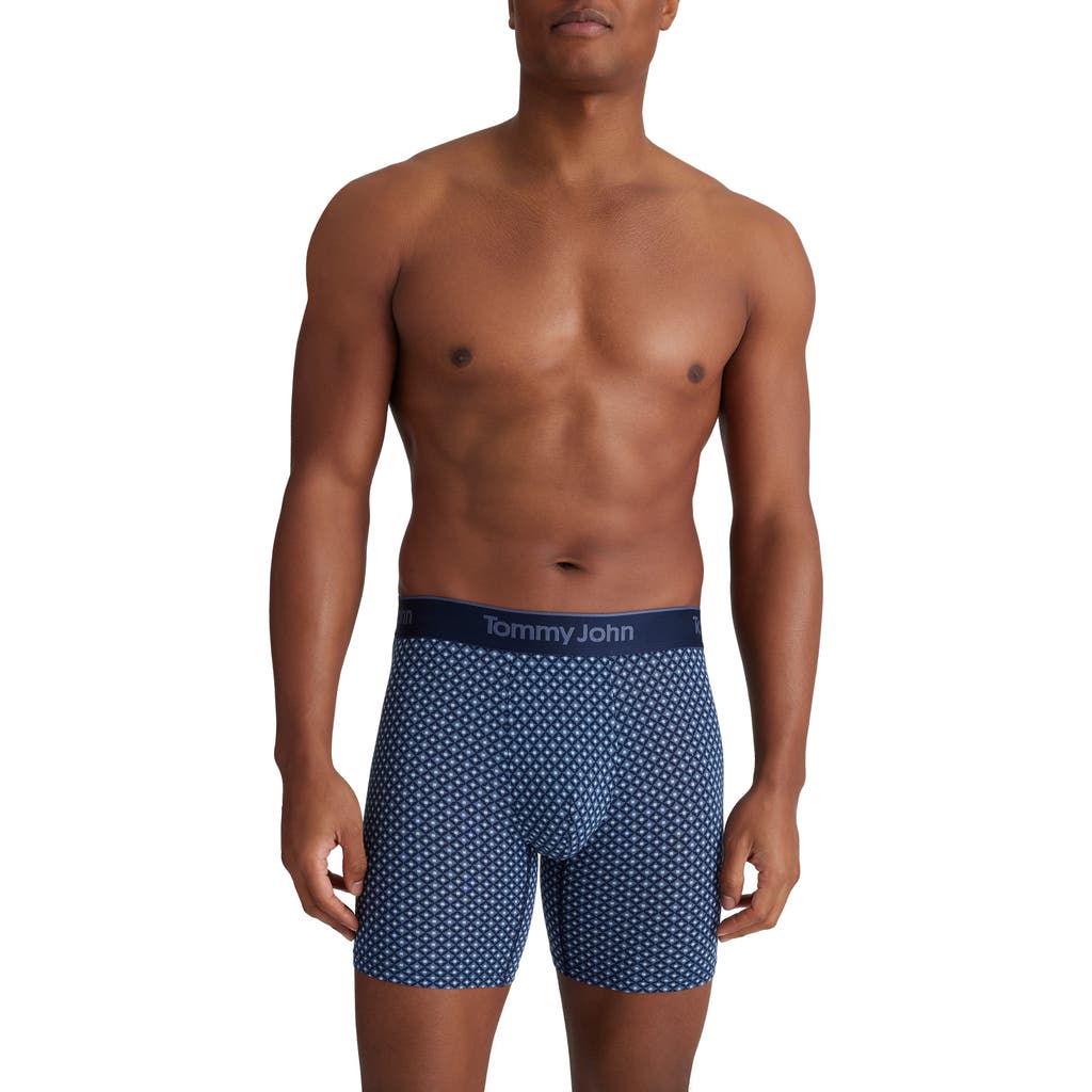 Tommy John 3-pack Second Skin 6-inch Stretch Modal Boxer Briefs In Blue