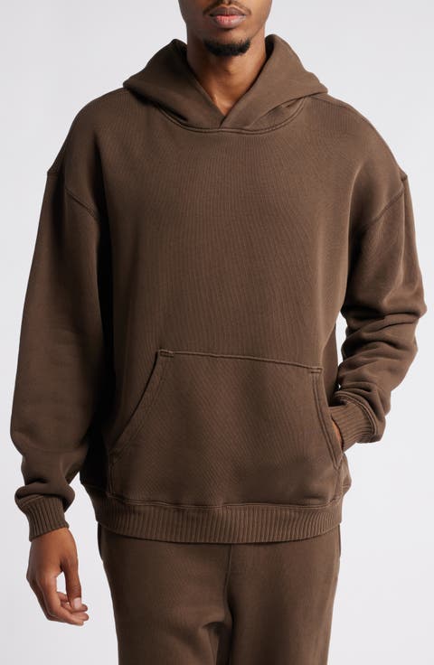 Core Oversize Organic Cotton Brushed Terry Hoodie