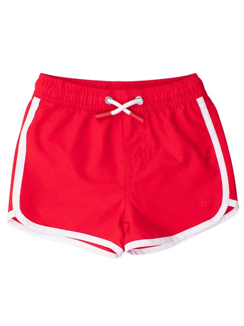 Ruggedbutts Boys Upf50+ Sun Protected Dolphin Hem Swim Trunks