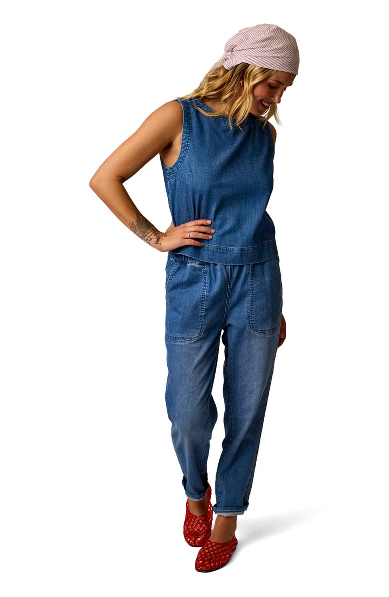 Carve Designs Susie Denim Tank, Alternate, color, Magnolia