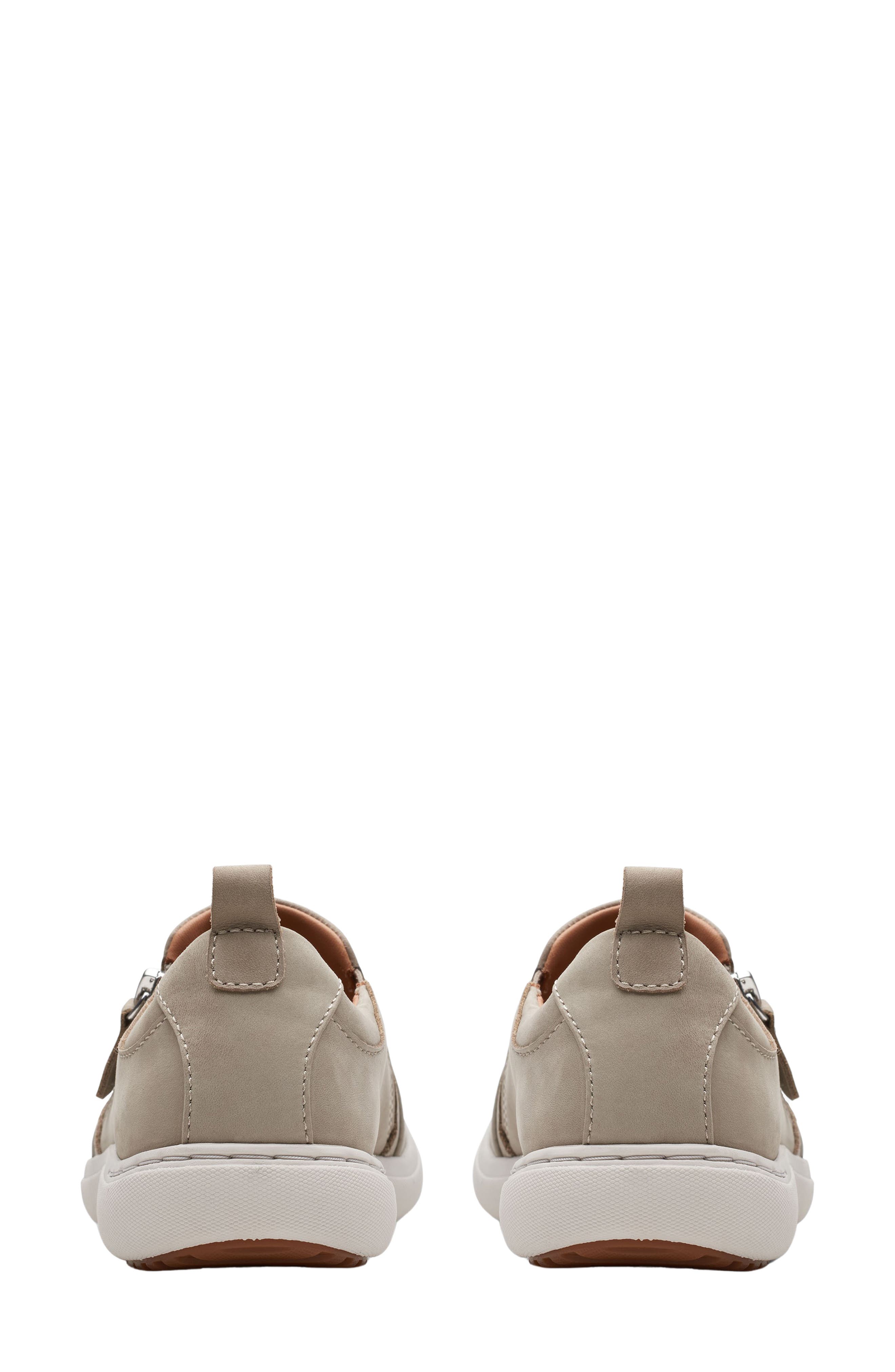 Clarks<sup>®</sup> Nalle Lilac Slip-On Sneaker, Alternate, color, Stone Nubu