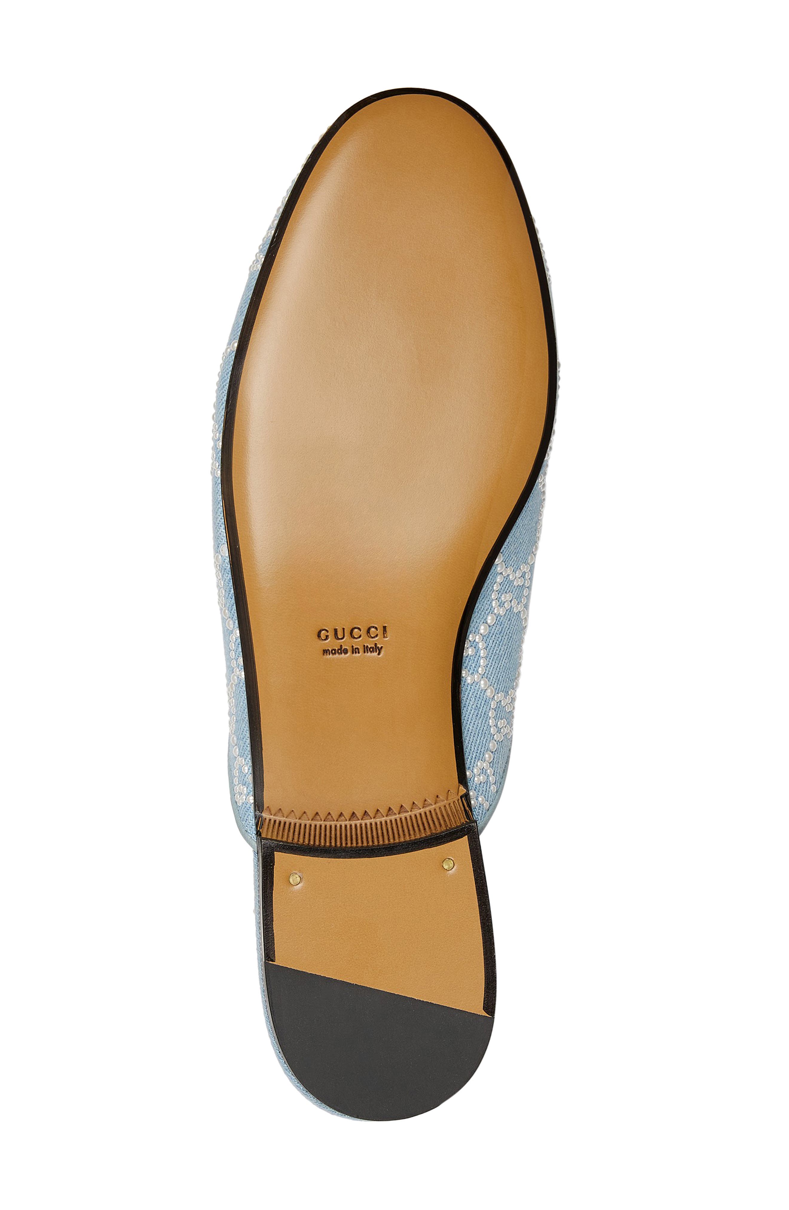 Gucci Princetown Horsebit GG Monogram Loafer Mule, Alternate, color, Blue