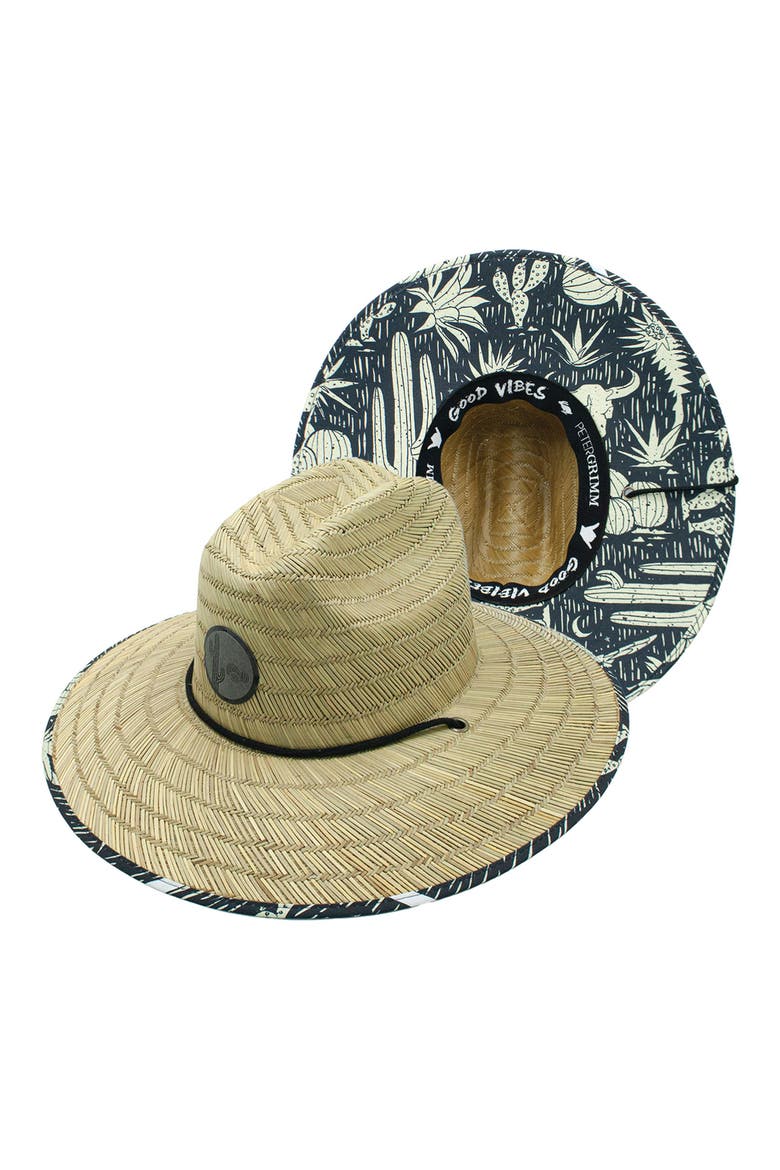 Desert Lifeguard Straw Hat, Main, color, NATURAL