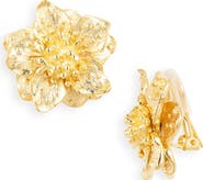 Kenneth Jay Lane Dogwood Flower Earrings