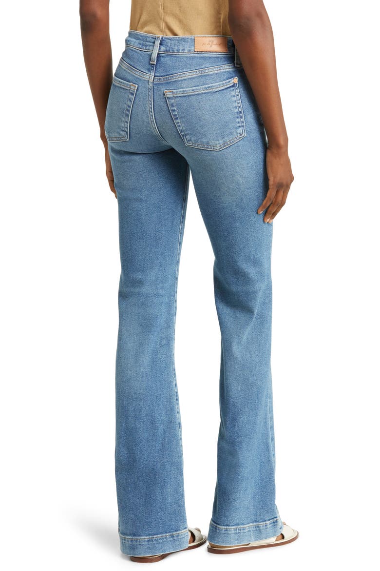 Dojo Flare Leg Jeans, Alternate, color, LYME