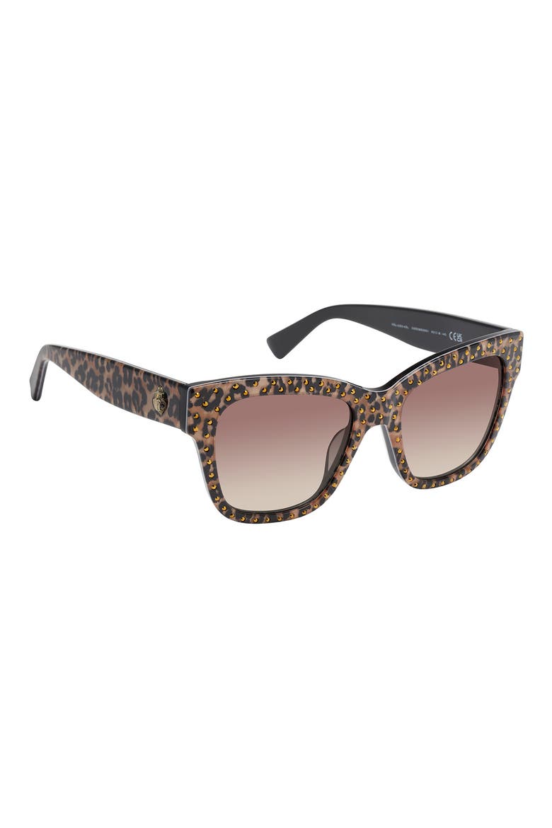 52mm Cat Eye Sunglasses, Alternate, color, BROWN GRADIENT