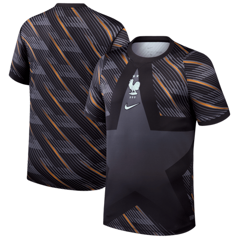 Men's Nike  Gray France National Team 2026 Goalkeeper Stadium Replica Jersey