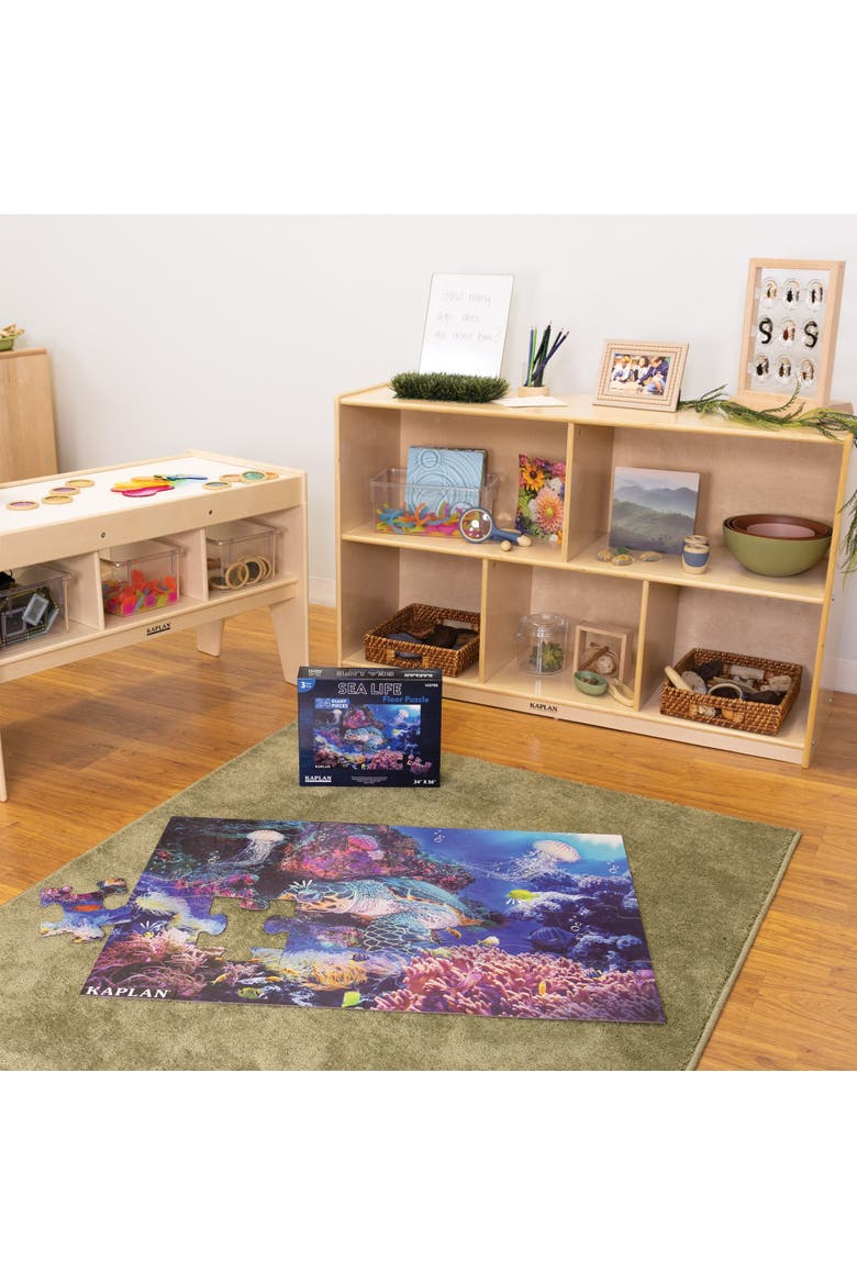 Sea Life Floor Puzzle - 24 Pieces, Alternate, color, Multicolored