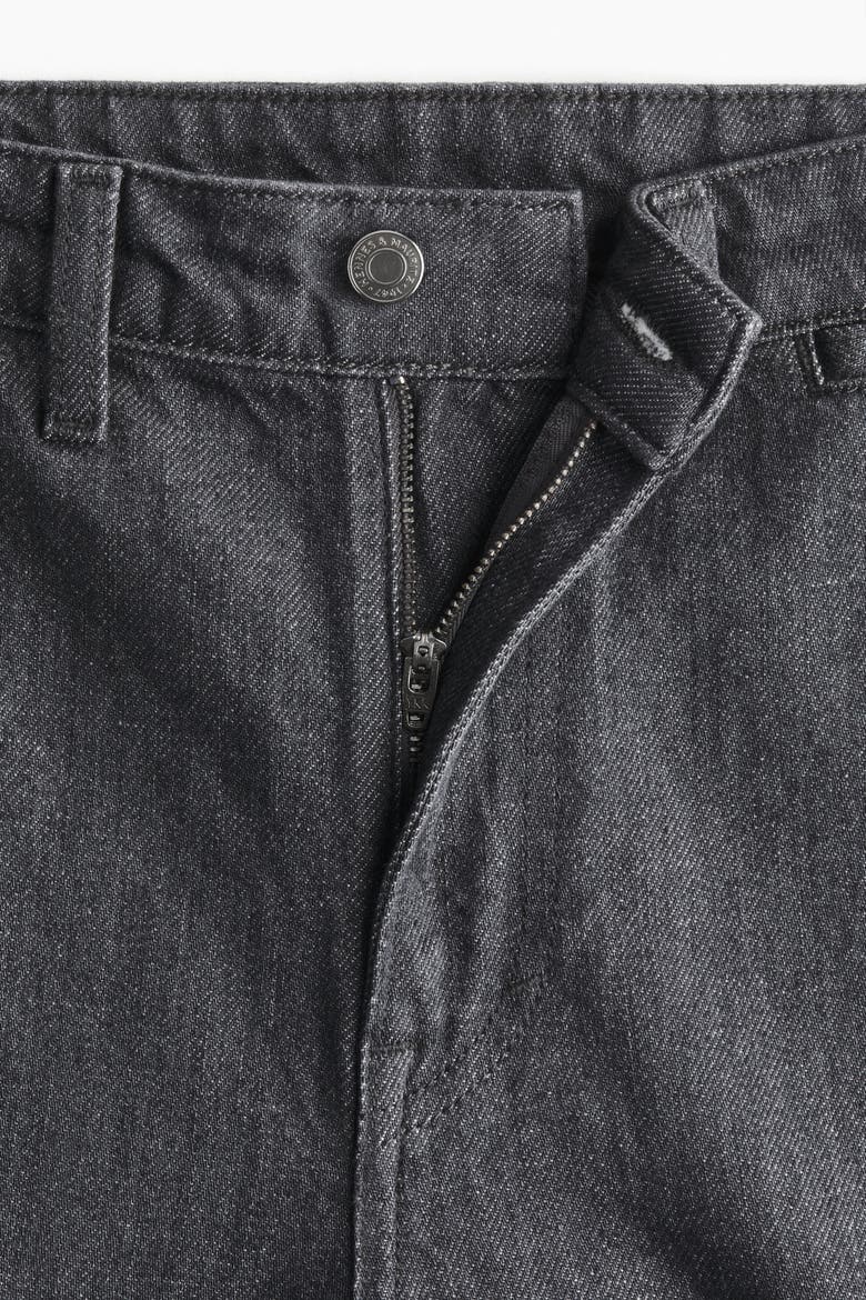 Straight High Jeans, Alternate, color, Denim gray