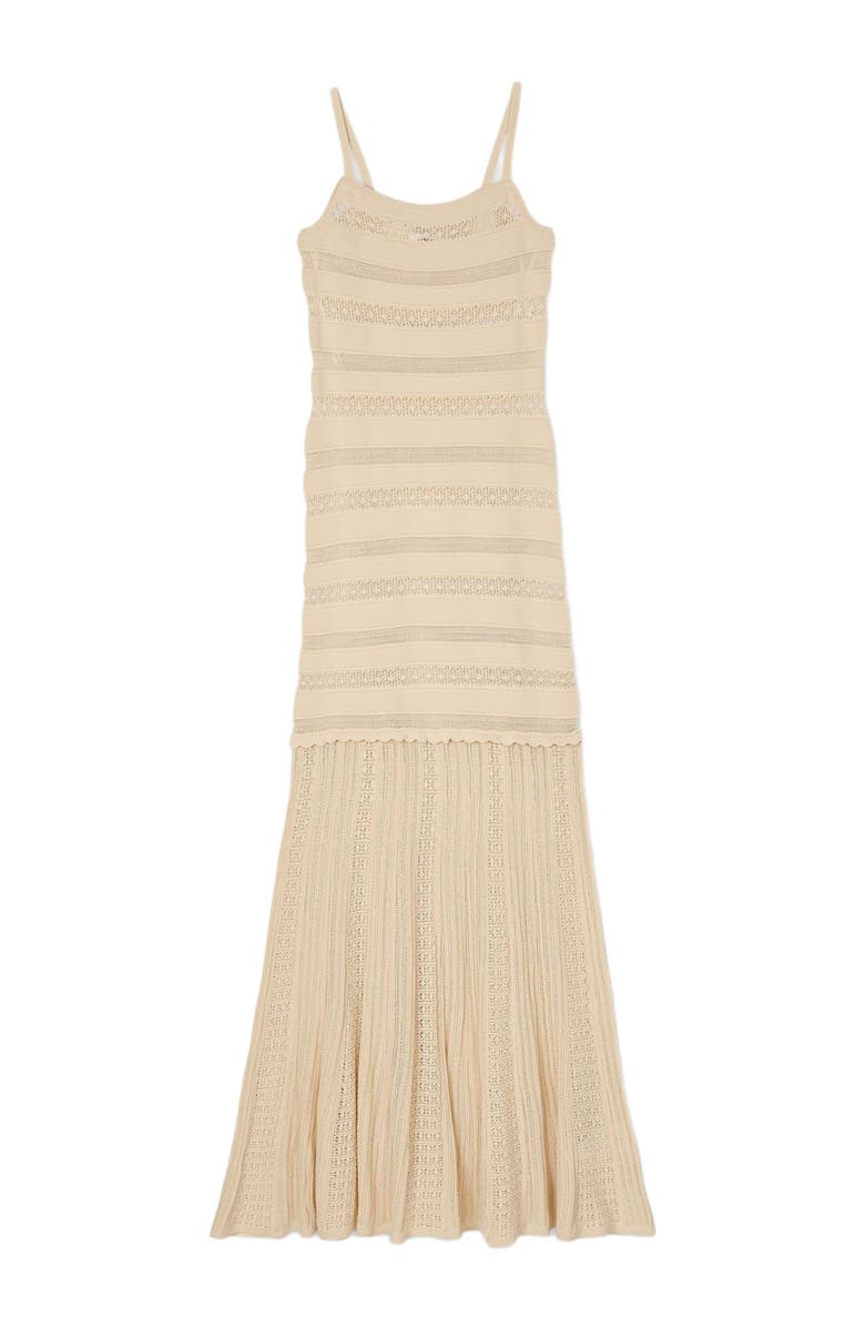 SANDRO Knit maxi dress, Alternate, color, Vanilla