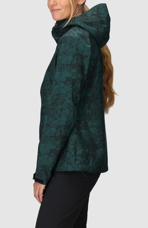 Outdoor Research Stratoburst Packable Rain Jacket In Green