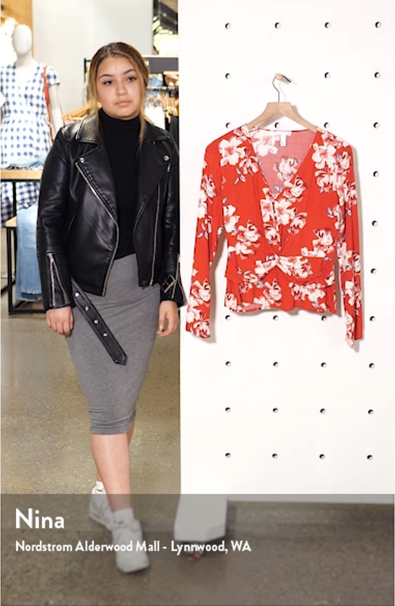 Knot Peplum Top, sales video thumbnail