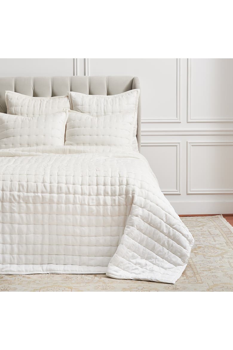 20" x 26" Tinsley Dove Cotton Standard Sham - Machine Washable, Alternate, color, White