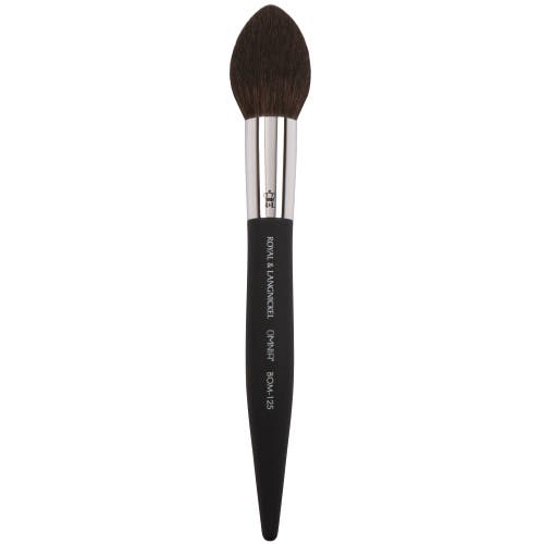 Omnia Brush Pro Small Pointed Blush Makeup Brush In Black