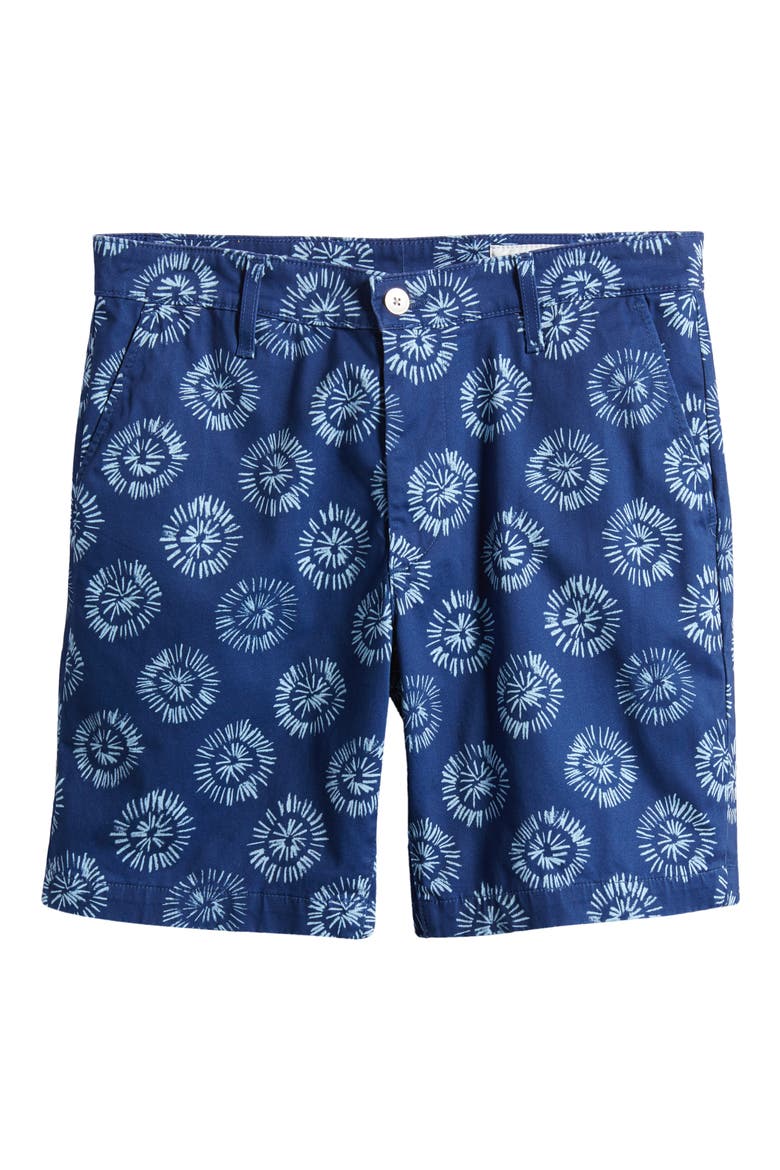 Wanderer Print Chino Shorts, Alternate, color, LOCAL BLUE MULTI