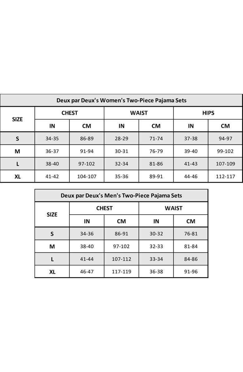 Deux par Deux Adult Women Organic Cotton Two-Piece Pajamas, Alternate, color, Red And White Fairisle