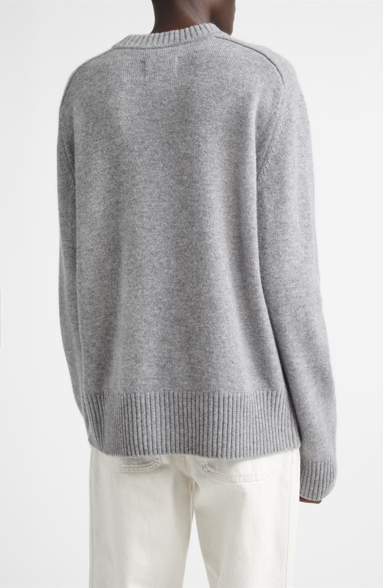LOULOU DE SAISON Baltra Cashmere Sweater, Alternate, color, Grey Melange