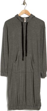 GO COUTURE Hooded Sweatshirt Dress