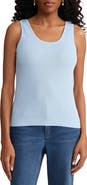 Jones New York Scoop Neck Rib Sweater Tank